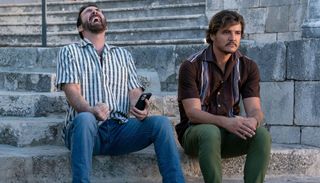 Nicolas Cage and Pedro Pascal in The Unbearable Weight of Massive Talent