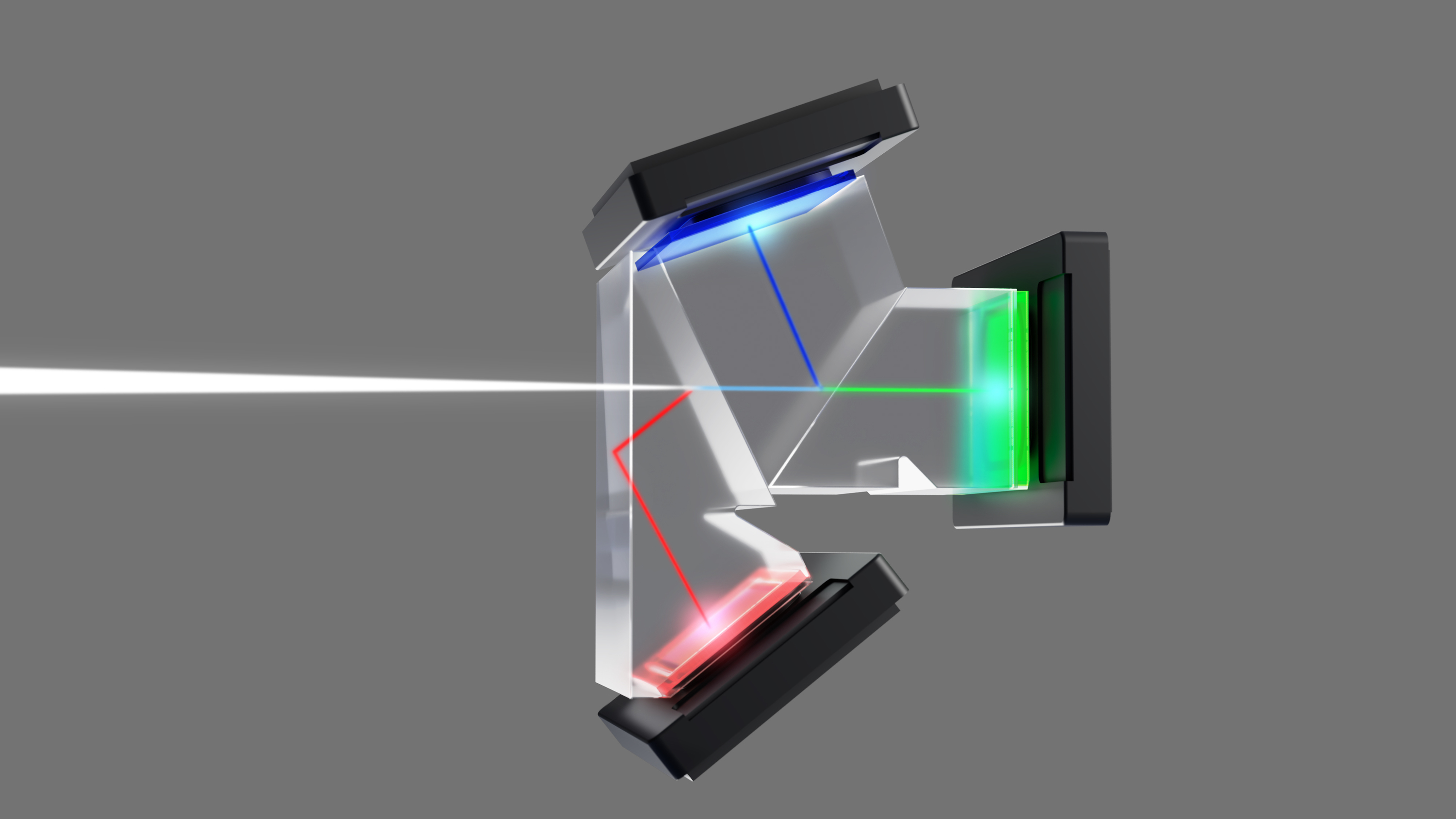 diagram of Sony PXW-Z300's RGB triple sensor design