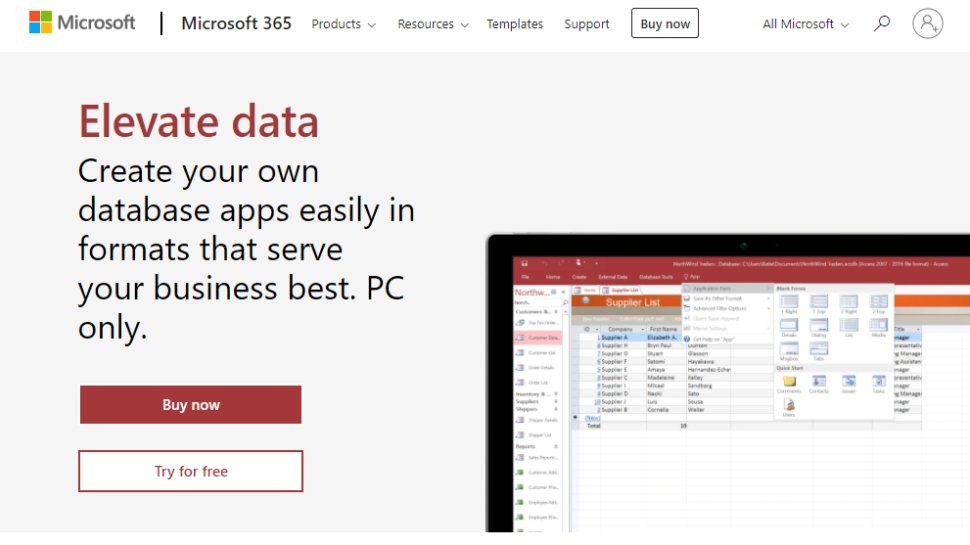 best database software pc