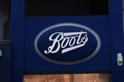 Boots logo outside a high street store