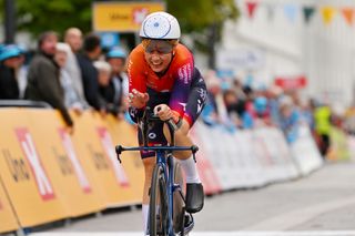 Audrey Cordon-Ragot (Human Powered Health) has added another French national time trial title to her collection