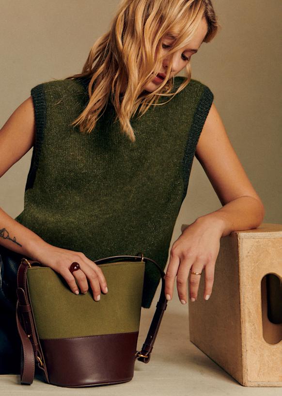 Samuel Jumper - Perfect Green / Dark Green - Baby Alpaca - S&eacute;zane