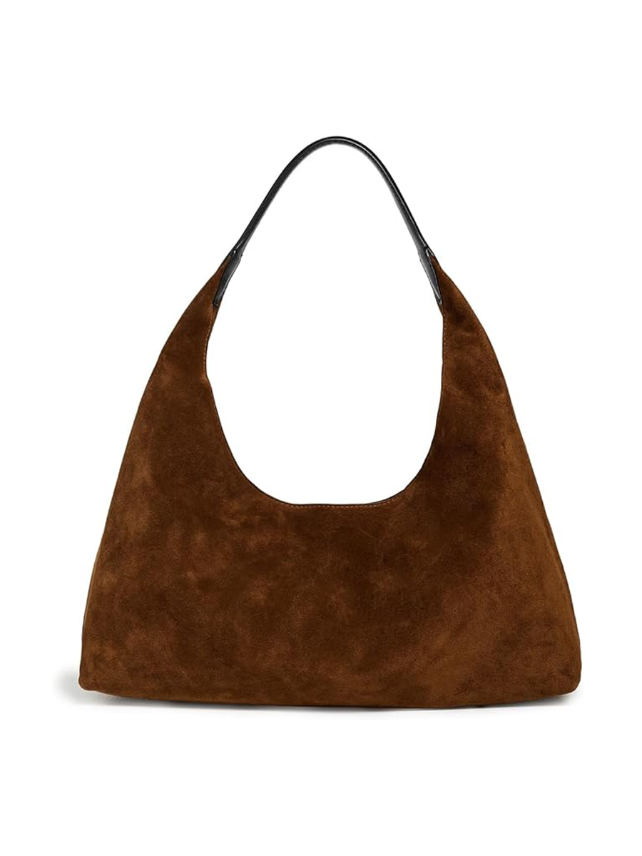 Madewell, Madewell Women's the Mylie Shoulder Bag in Italian Leather, Russet Multi, One Size