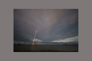 Falcon 9 Launch Distant Streak