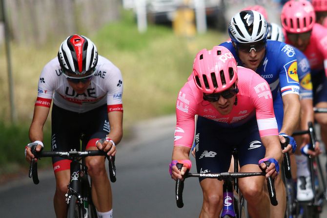 Alex Howes (EF Education First) works hard at the 2019 Tour Colombia 2.1