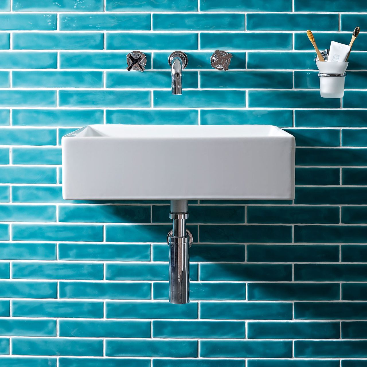 Cloakroom Tile Ideas 10 ways to add style to a small space Ideal Home