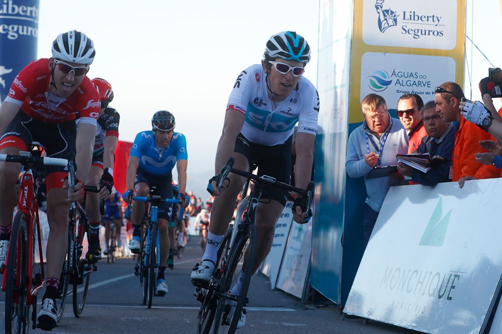 Greaint Thomas finishes stage 2 at Volta ao Algarve