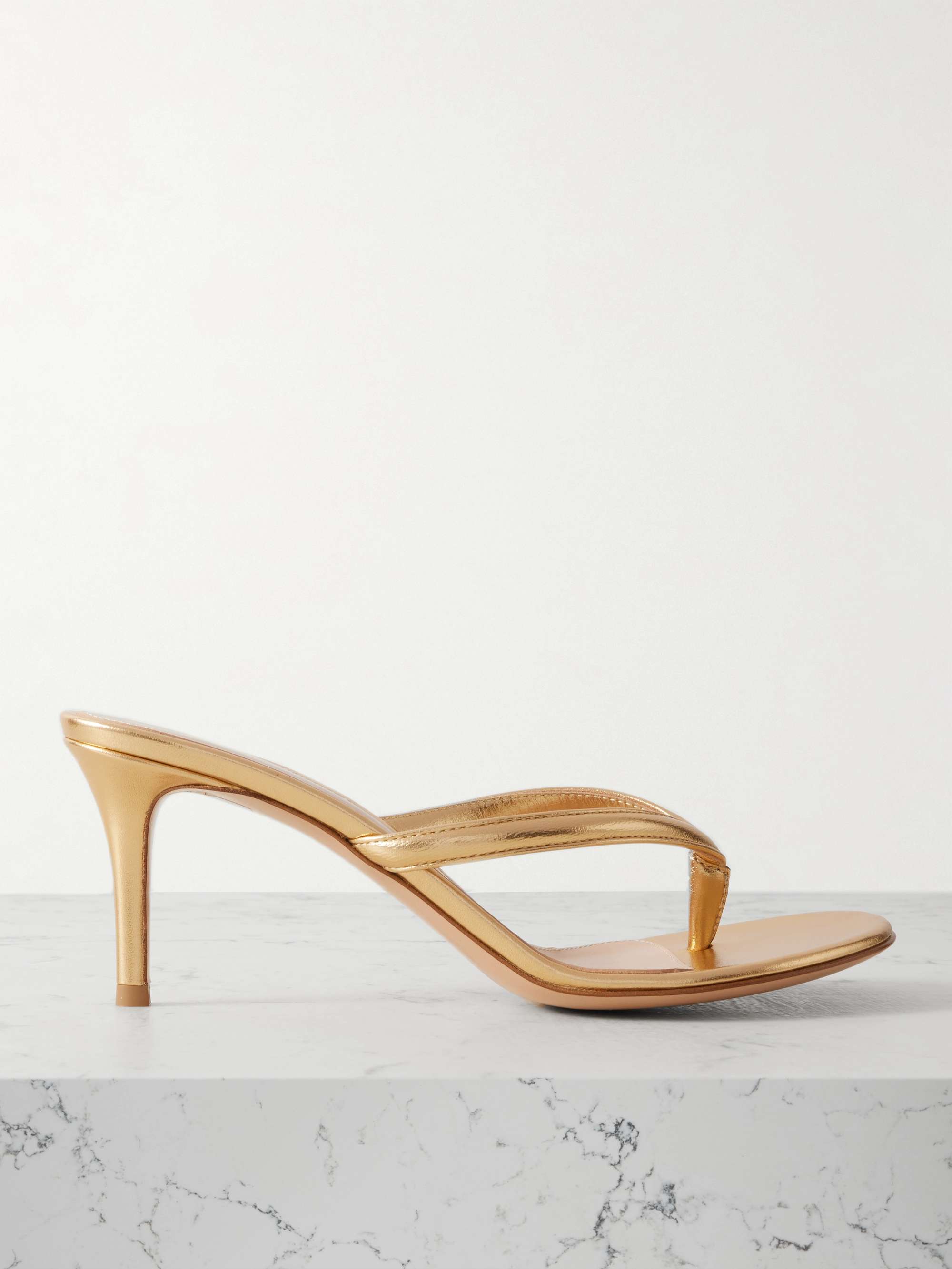 Calypso 70 Metallic Leather Sandals