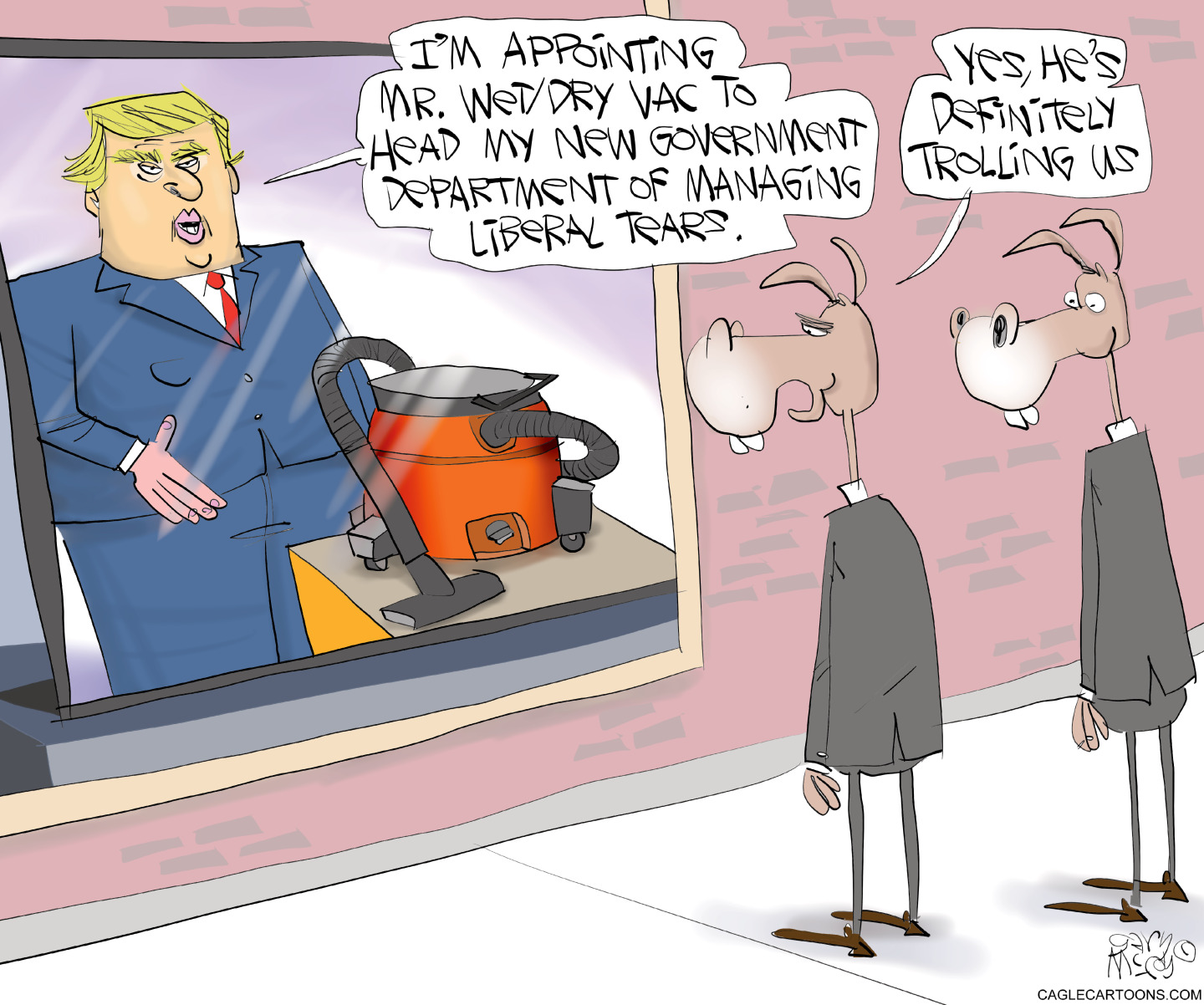 Political cartoon