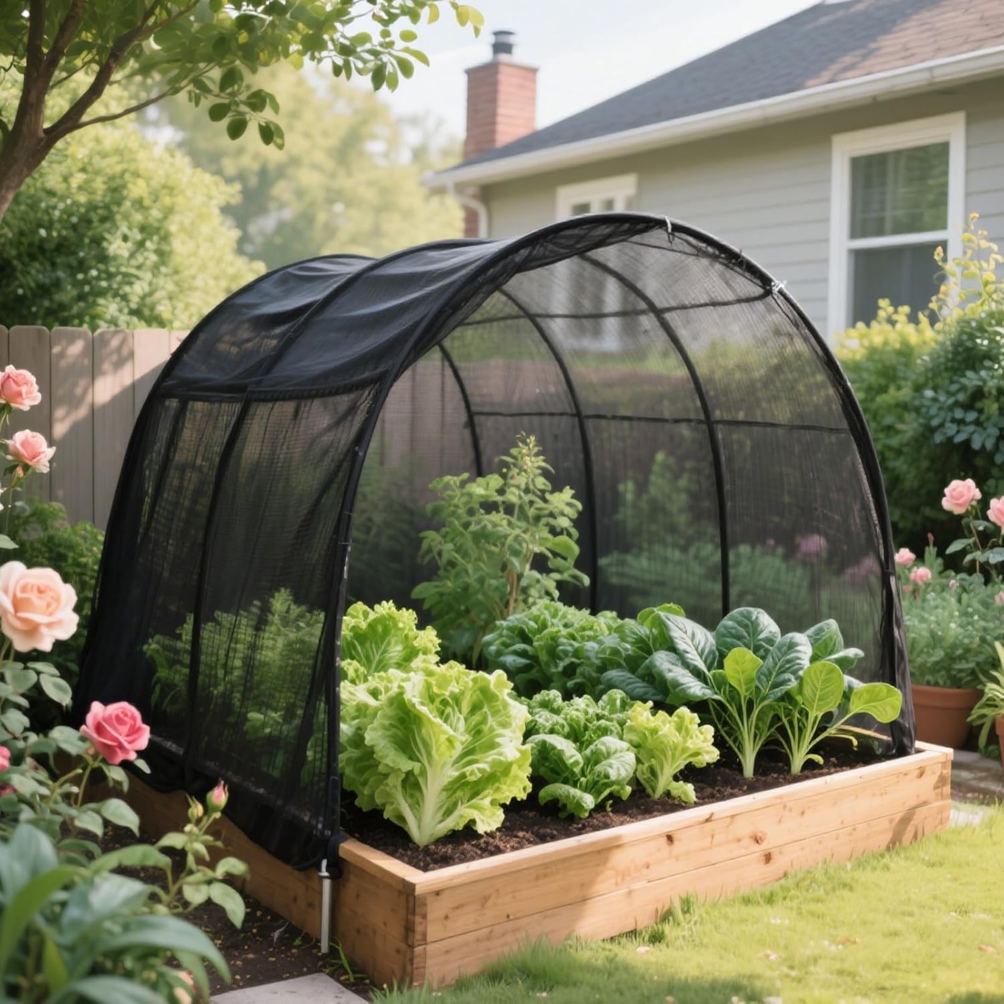 Insect Netting for Vegetables, Plants and Flowers, 2.4 x 6 metre