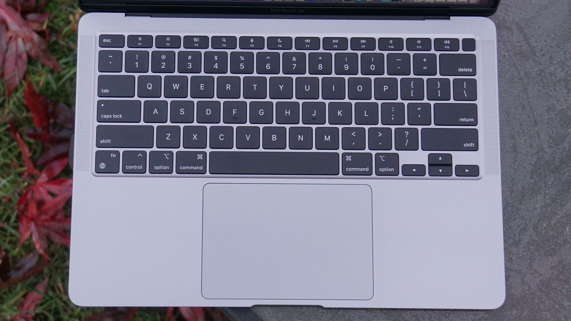 MacBook Air keyboards compared to iOS keyboard and each other