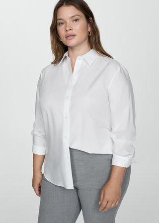 Regular Cotton Lyocell-Blend Shirt