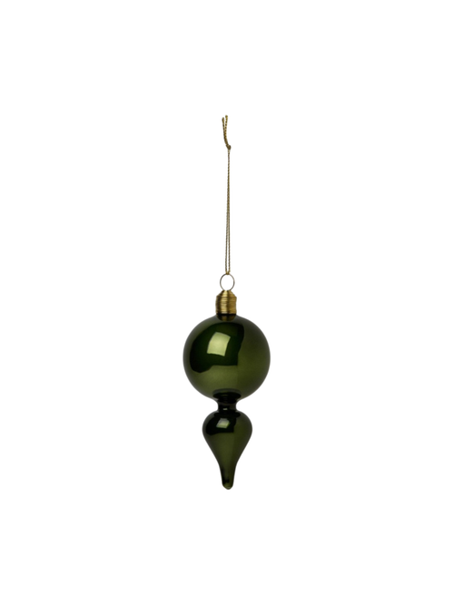 Glass Bauble | Dark Green 