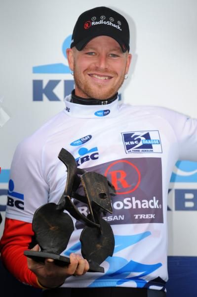 Three Days of De Panne overall winner S&eacute;bastien Rosseler (RadioShack)