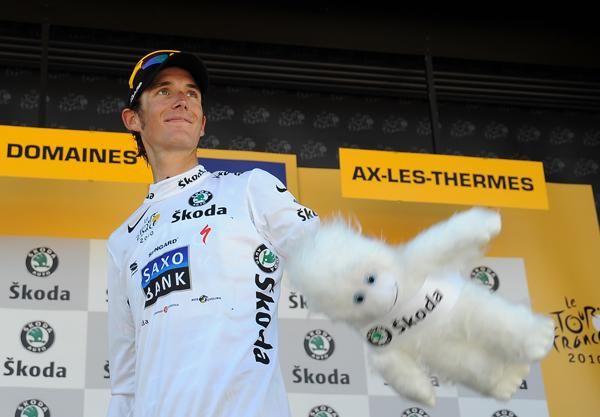 Andy Schleck (Saxo Bank) receives a new teammate