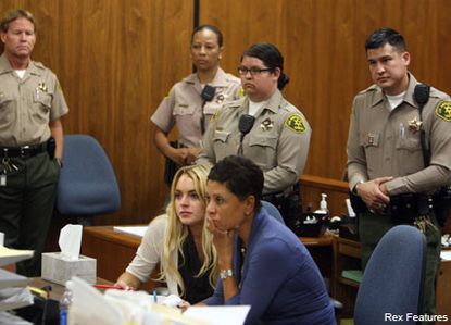 Lindsay Lohan - Lindsay Lohan sentenced to 90 days in jail - Celebrity News - Marie Claire 