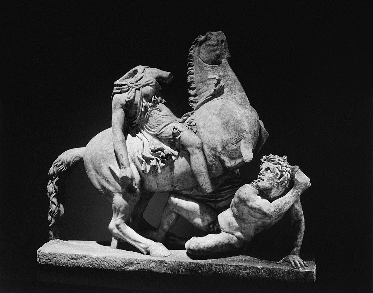 Headless Amazon fighting, Palazzo Massimo, Rome, Italy, 2022