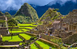 Ancient Inca city of Machu Picchu, Peru.