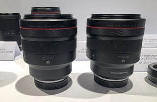 Externally, the Canon RF 85mm f/1.2L USM Defocus Smoothing lens is identical to the "standard" RF 85mm f/1.2L