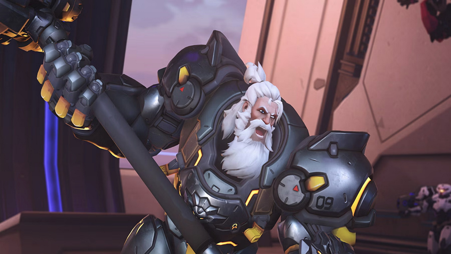 Reinhardt charges into battle