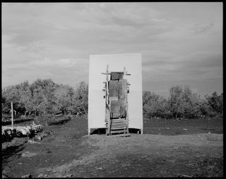 Toilet built by photographer Norbert Kominy, 68 for his family by his home in Morondava, Madagascar by Elena Heatherwick, commissioned by WaterAid