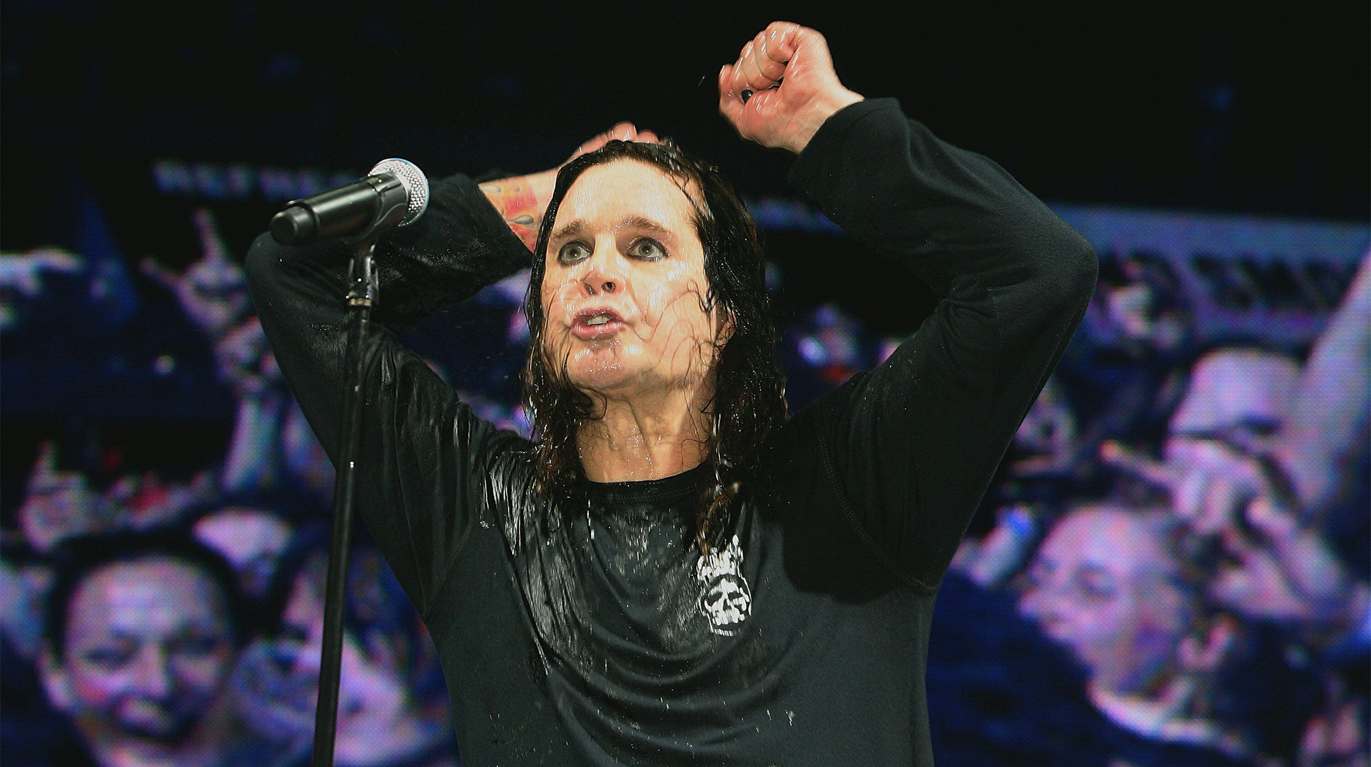 Ozzy Osbourne performs in concert at Wembley Arena in north London 
