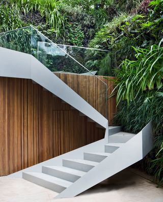 Staircase at a Brazilian residential