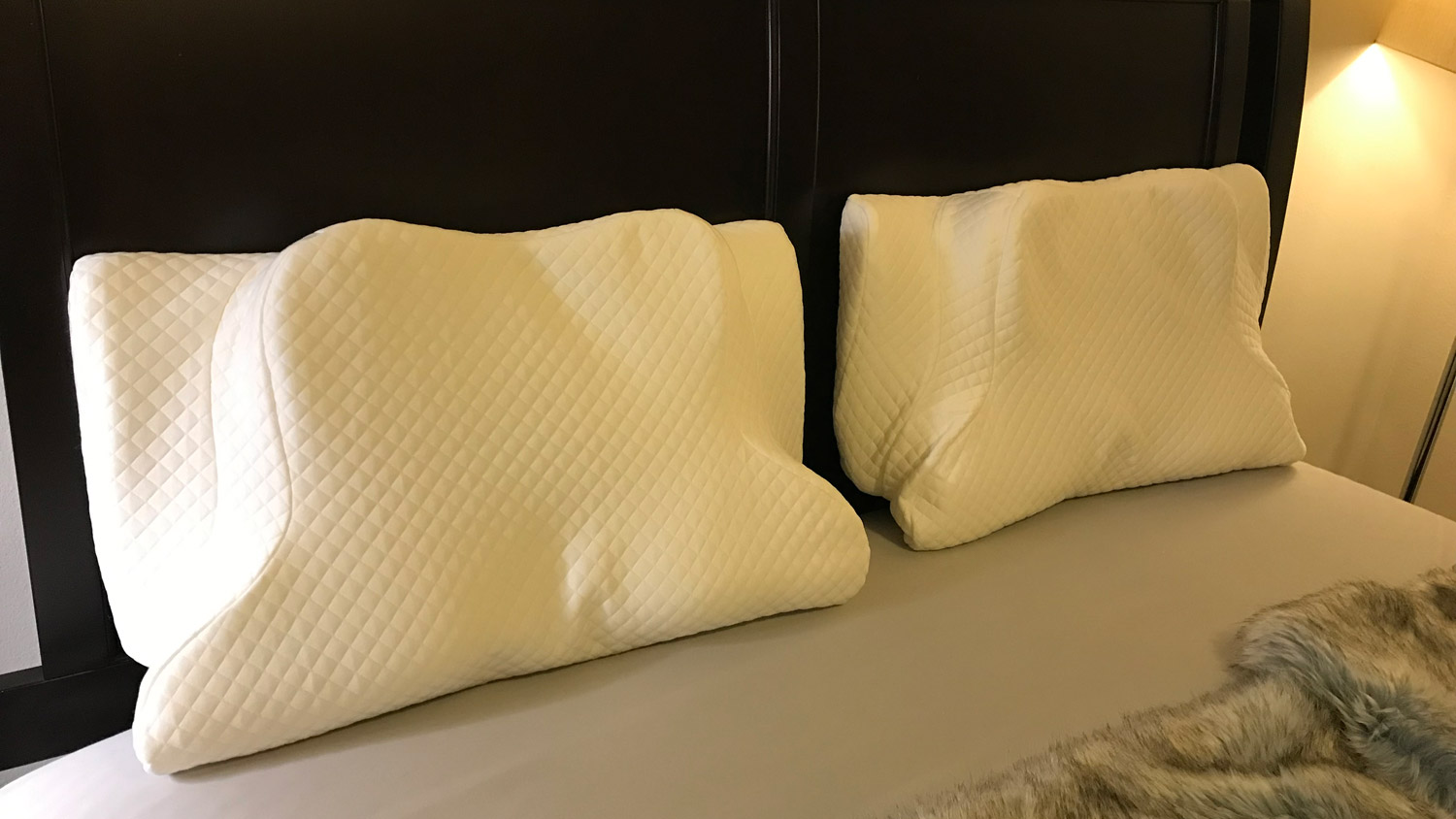 Zamat Butterfly Shaped Cervical Memory Foam Pillow Review Weird But Supportive Techradar 