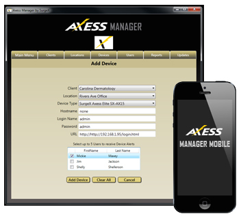 SurgeX Axess Manager Platform