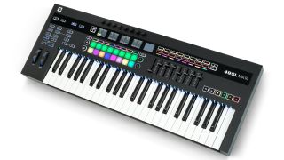 A Novation 49 SL MkIII MIDI keyboard