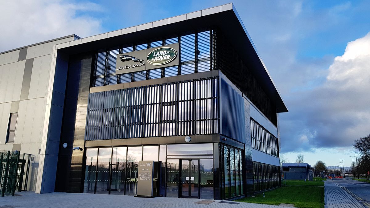 Jaguar Land Rover building in Shannon, Republic of Ireland