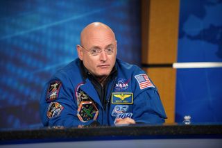 Scott Kelly at One-Year Mission Press Conference