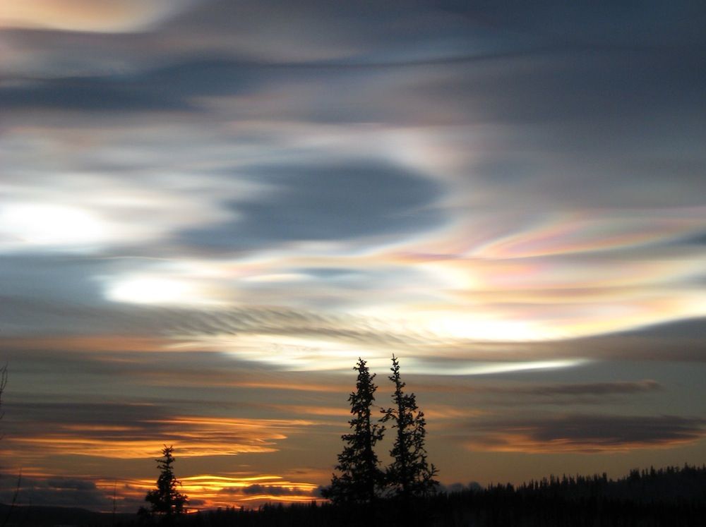 Beautiful clouds over Sweden.