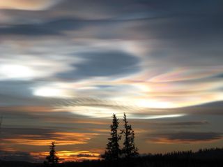 Beautiful clouds over Sweden.