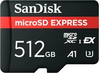 Sandisk 512GB microSD Express Card Sandisk 512GB microSD Express Card