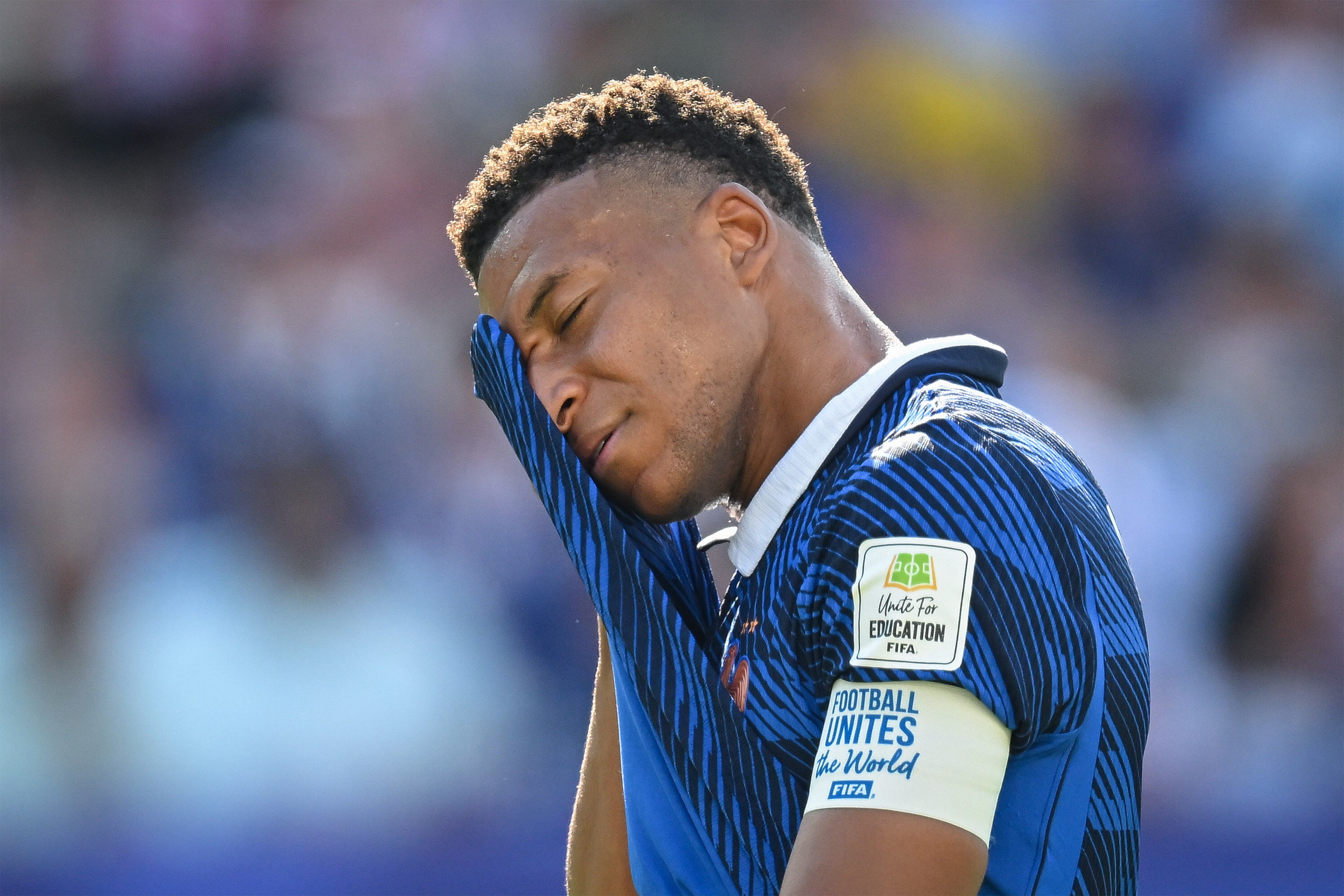 PHILADELPHIA, PENNSYLVANIA - JULY 4: Kylian Mbappe of France during the FIFA World Cup 2026 Round Of 16 match between Paraguay and France at Philadelphia Stadium on July 4, 2026 in Philadelphia, Pennsylvania. (Photo by MB Media/Getty Images)