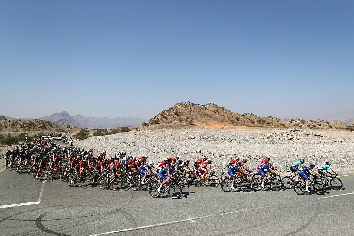 The terrain grew more rugged as stage 3 of the Tour of Oman progressed.
