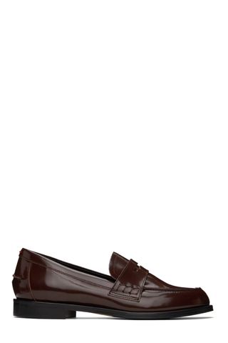 AEYDE Brown Oscar Loafers