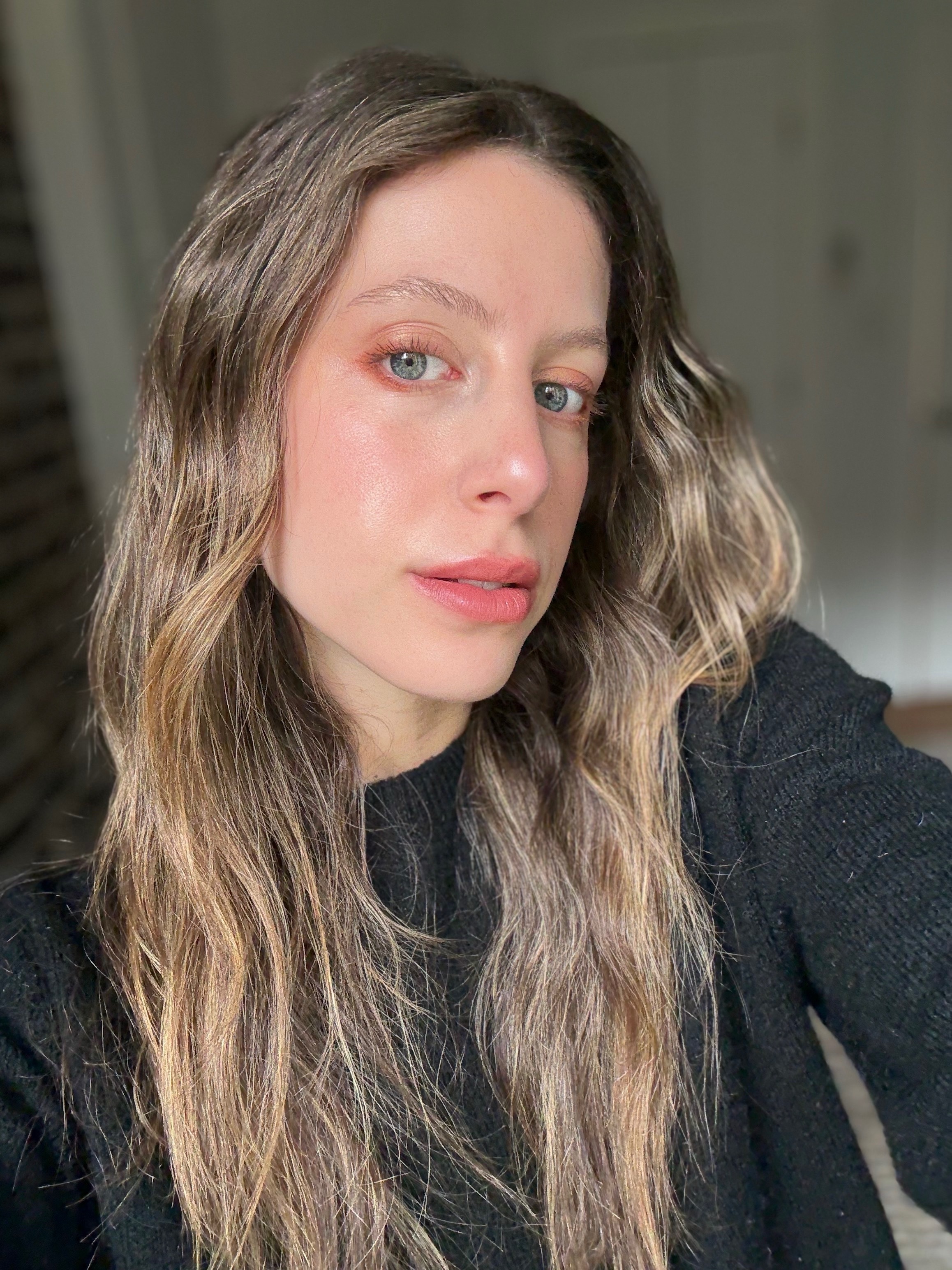 Jamie Schneider wearing Dior&#039;s 2025 holiday makeup collection.