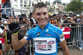 Five of the best: Italian Andrea Guardini (Farnese Vini/Neri Sottoli) was a happy man after claiming five stage victories on the tour.