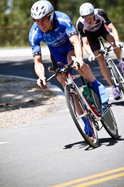 Michael Olheiser (TriStar Cycling Team) en route to victory in the elite men's event.