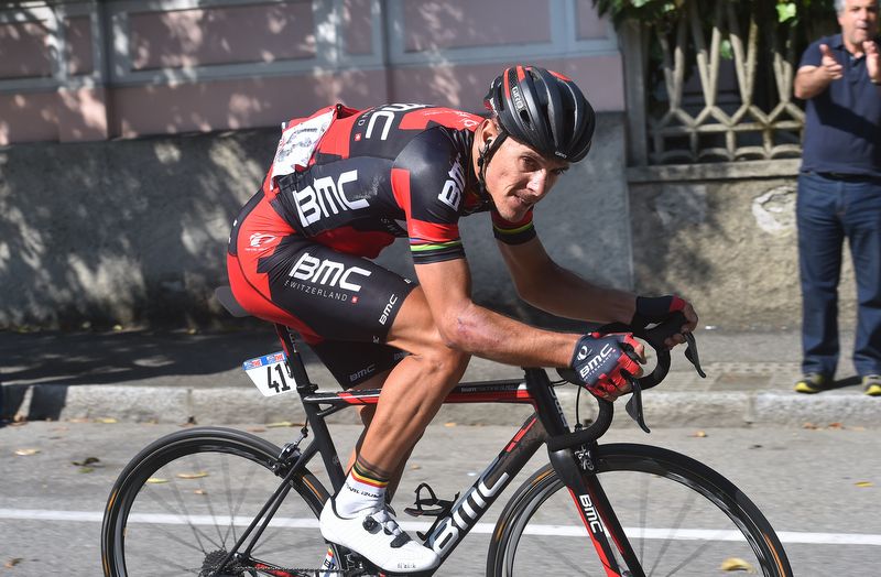 Philippe Gilbert (BMC) knows he has the stage win in the bag