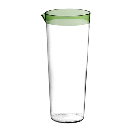Bidk Home Borosilicate Glass Carafe - 20 Fl Oz - Clear and Green