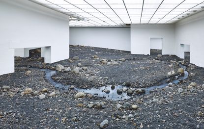 Riverbed, by Olafur Eliasson, 2014, installation views at Louisiana Museum of Modern, Art, Humlebæk, Denmark, 2014