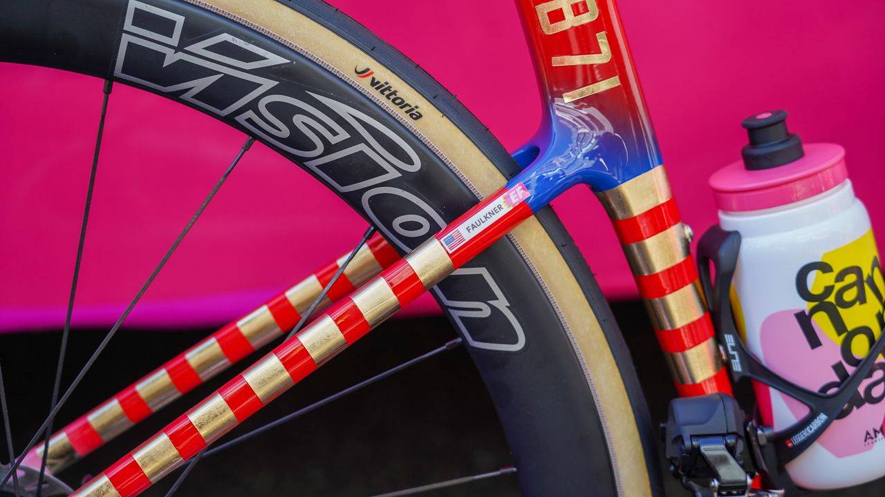 Kristen Faulkner's custom bike