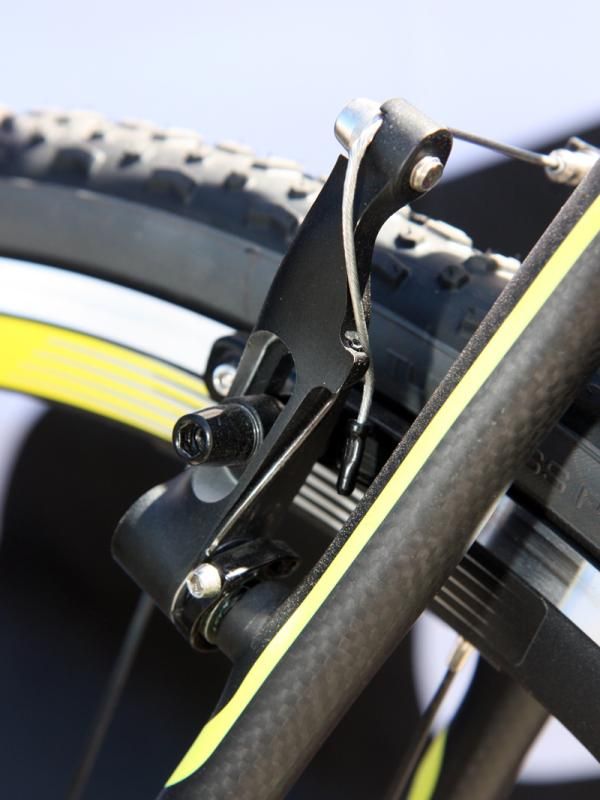 TRP includes handy spring adjusters on its new shorter-armed CX8.4 'cross brakes.