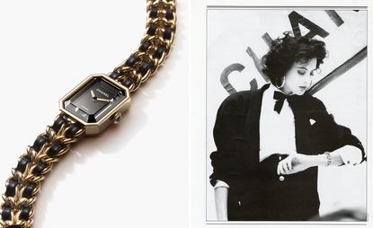 Gold Chanel Première watch 2022