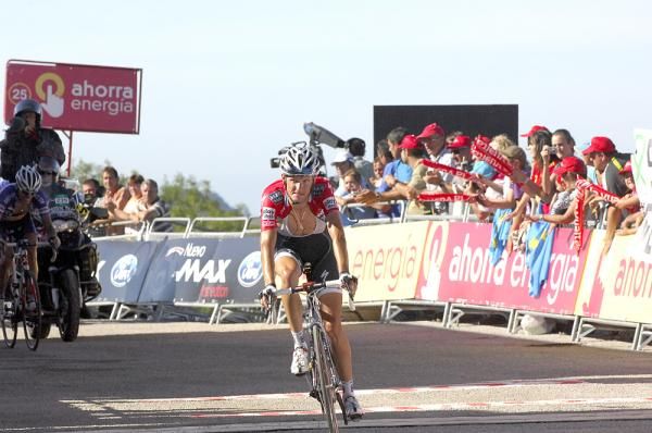 Frank Schleck took second on the stage.