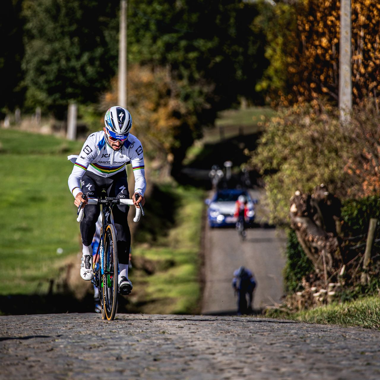 Alaphilippe is expected to thrive on the steep bergs