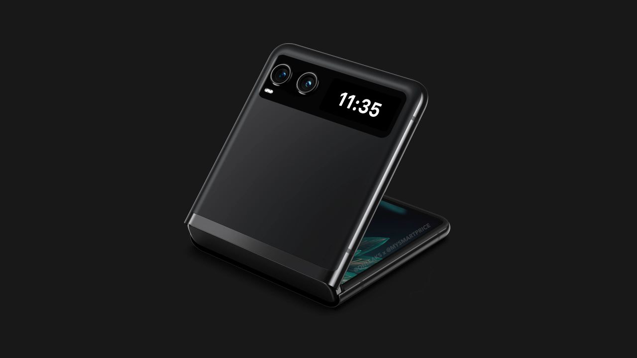 Leaked render of the Motorola Razr Lite 2023
